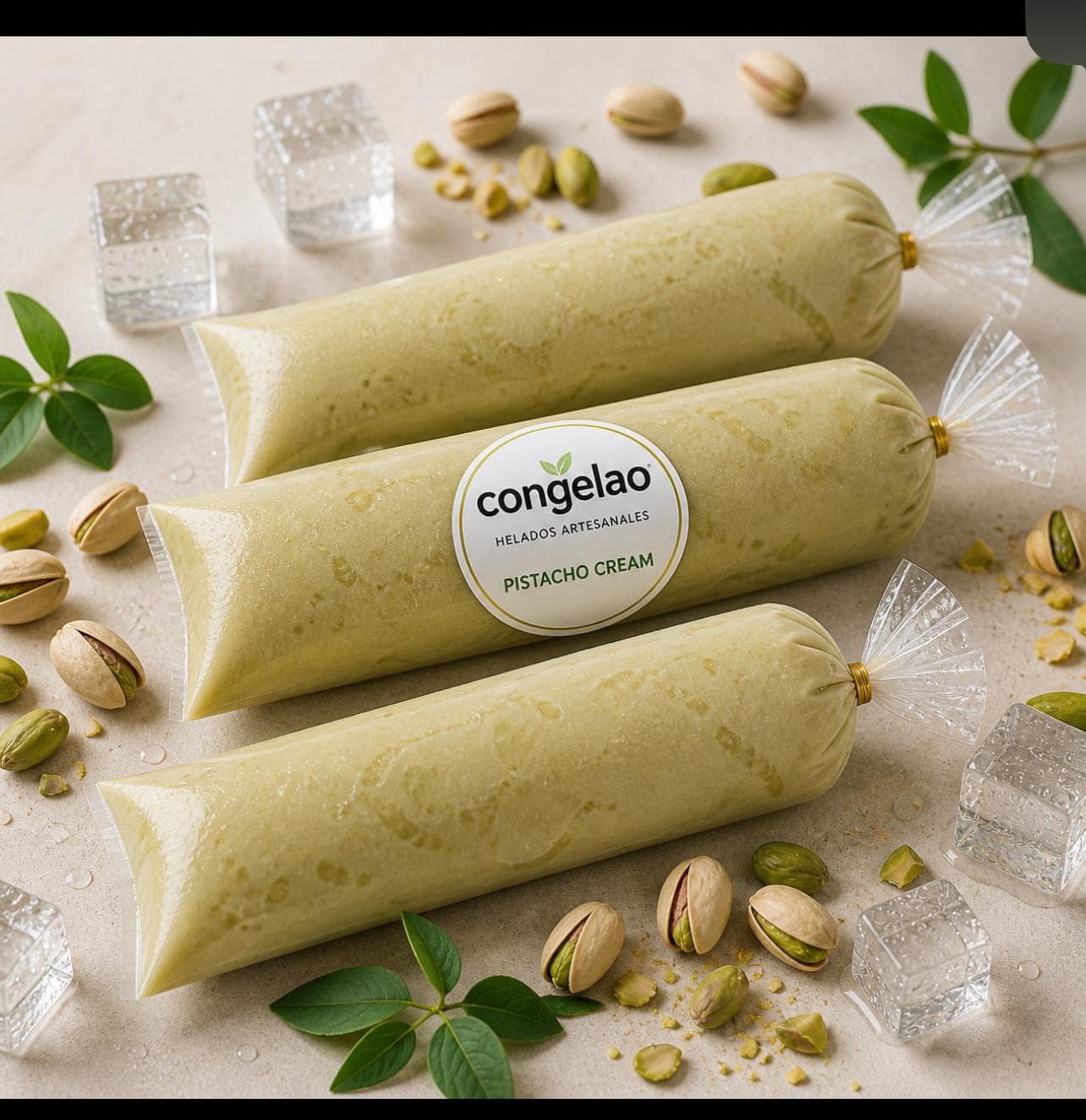 Duros fríos de pistacho cream Congelao